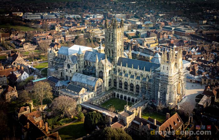 Photo of Canterbury Cathedral by Drone
