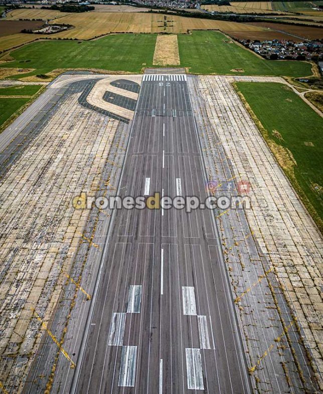 Manston Raceway Taking a Drone Over the Manston Runway in Kent – DronesDeep