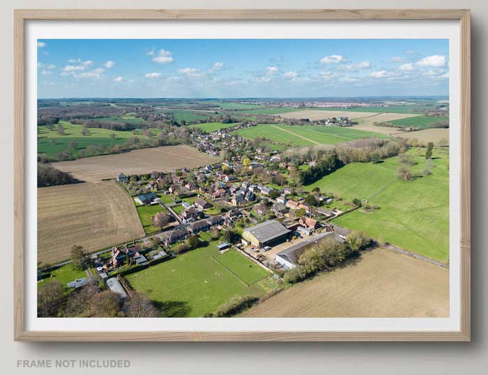 Buying an aerial photo of Nonington