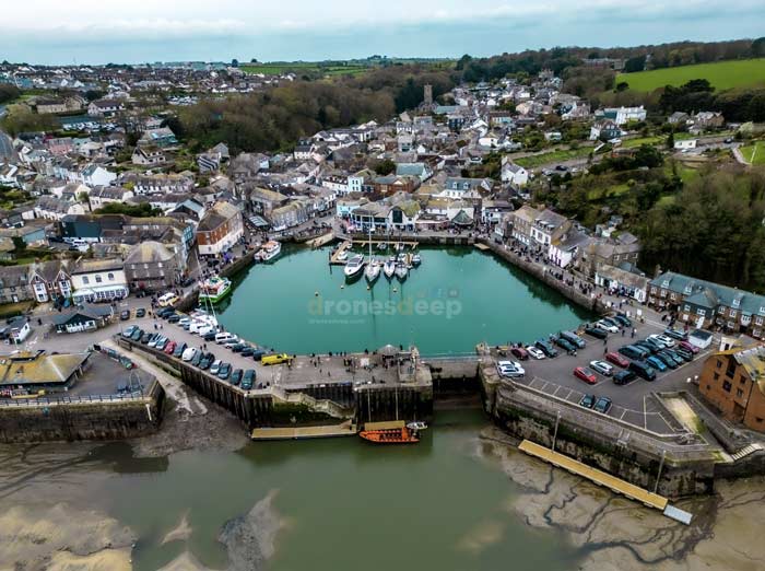 Aerial Photo of Padstow Harbour